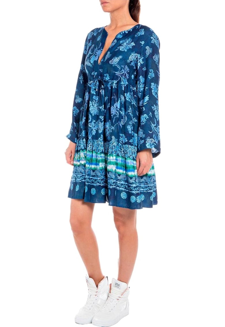 Rochie pentru femei -  Viscoza - Albastru -