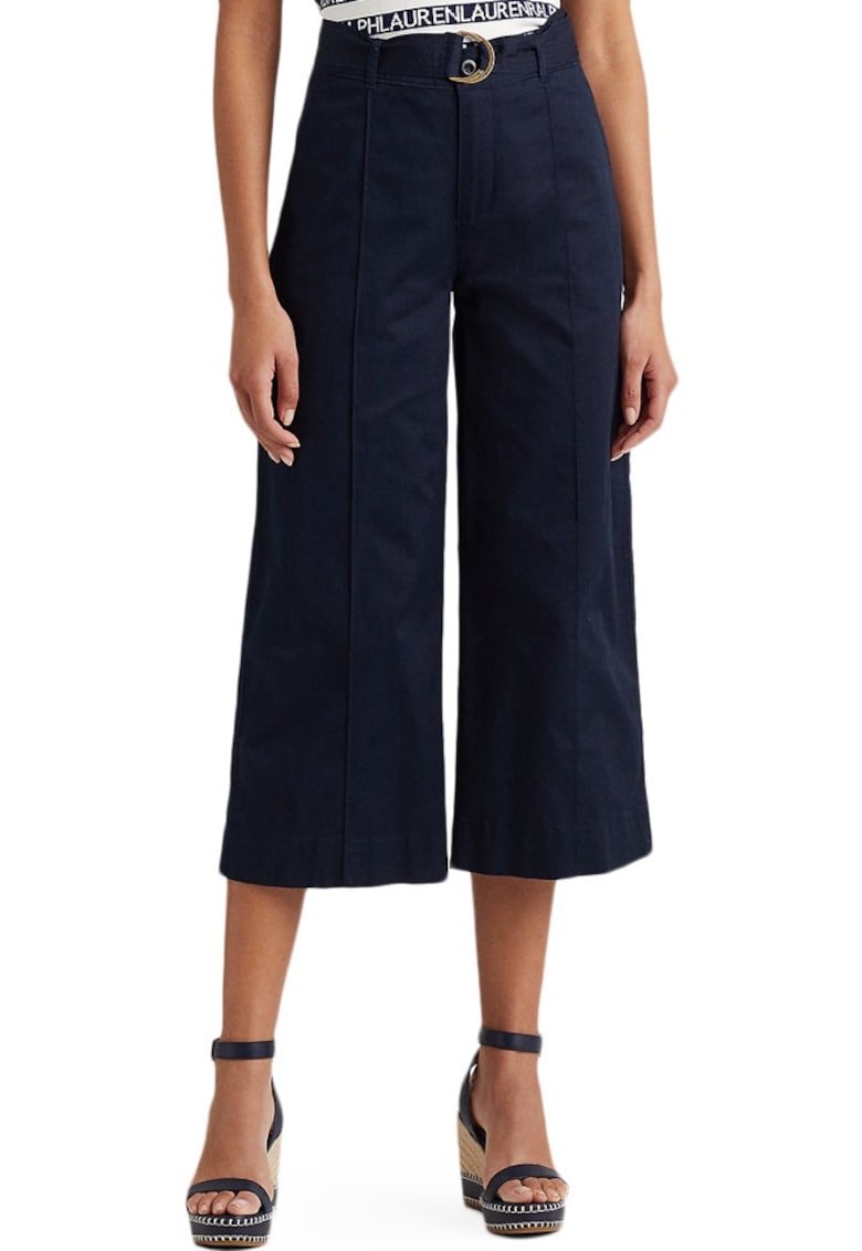 Pantaloni dama Bumbac/Elastan - Albastru -