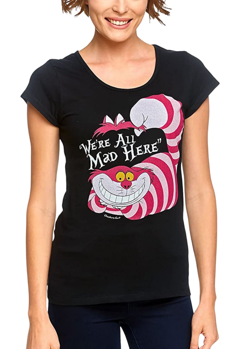 Tricou pentru dama - Bumbac/Poliester - Negru -