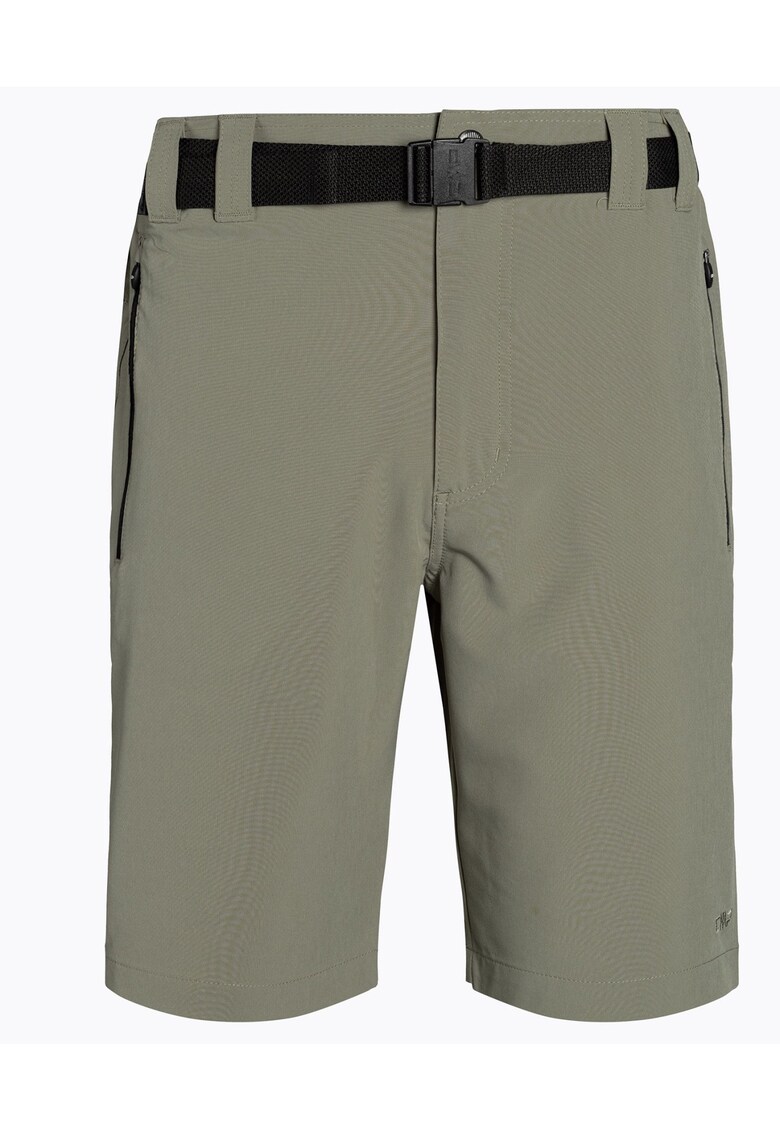 Pantaloni scurti de trekking - pentru barbati - bej - poliester/elastan -