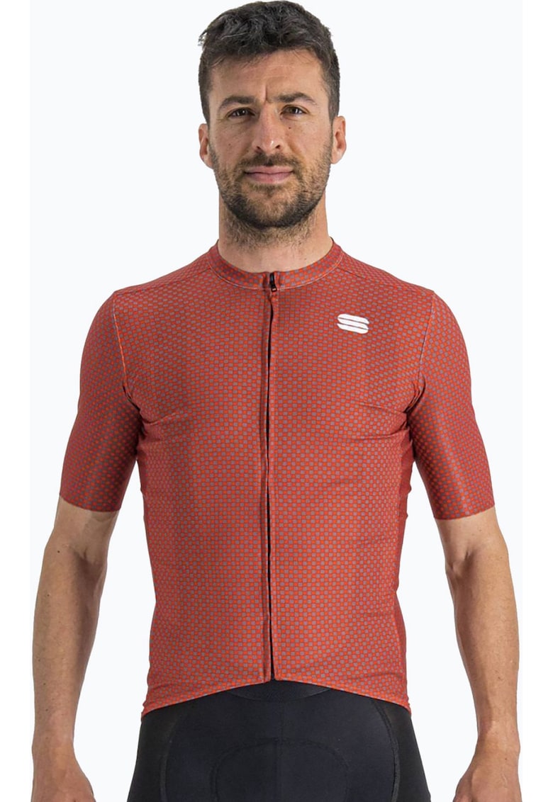 Tricou de ciclism pentru barbati - Checkmate - Poliester - Rosu