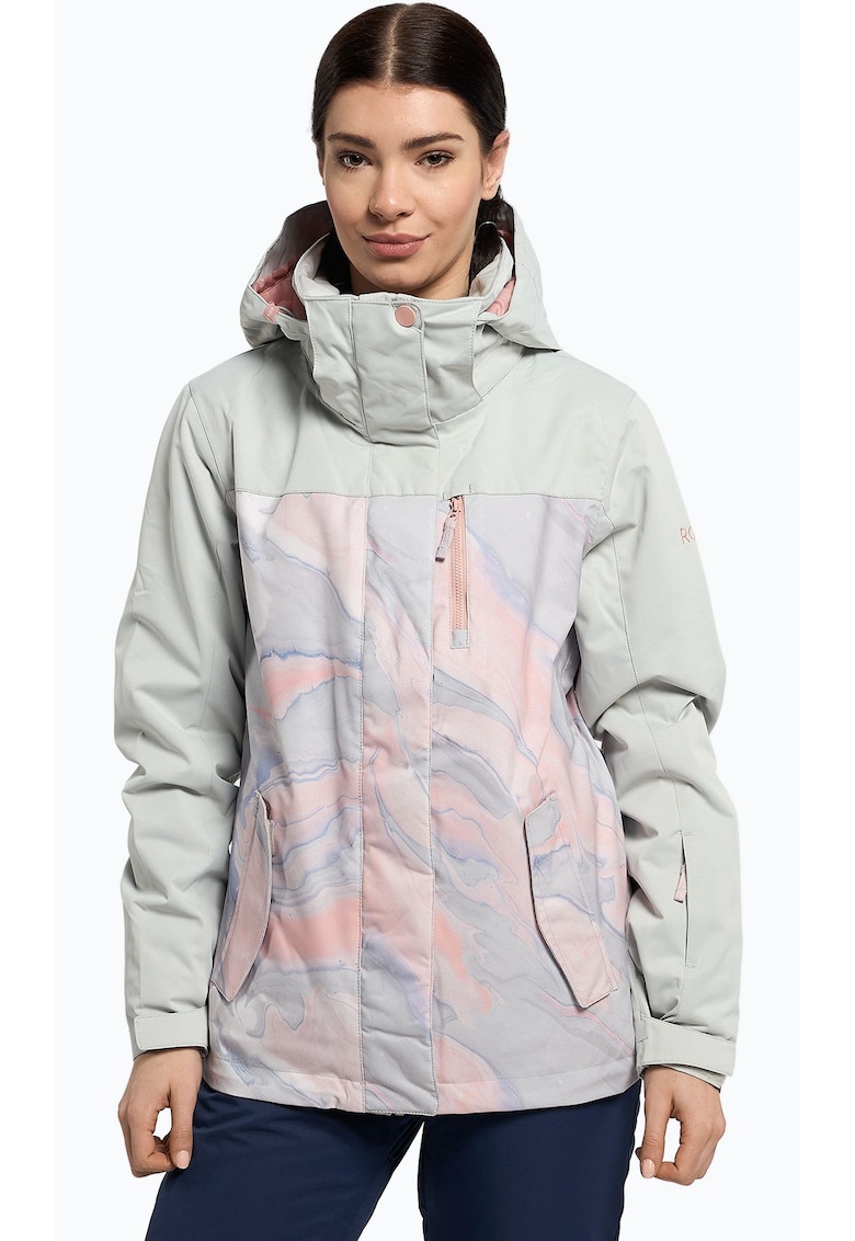 Jacheta de snowboard pentru femei - Jetty Block - Poliester - Multicolor