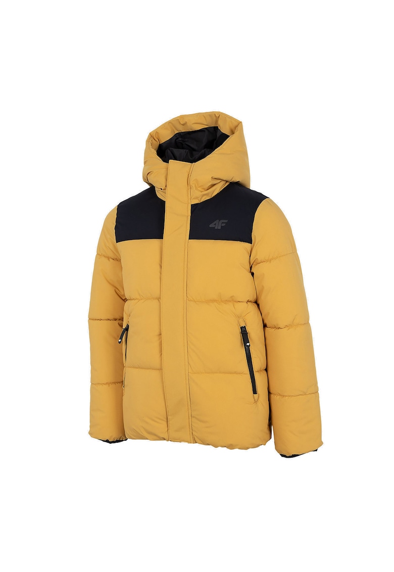 Jacheta sport copii Poliester - Galben - 164cm