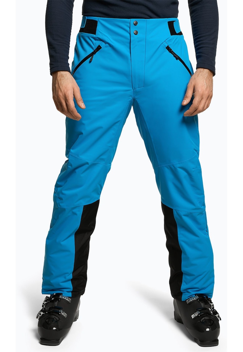 Pantaloni de ski barbati - Poliester - Albastru/Negru