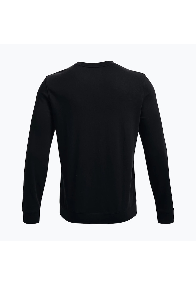 Bluza sport barbati - UA RIVAL TERRY LC CREW - Bumbac/Poliester - Negru