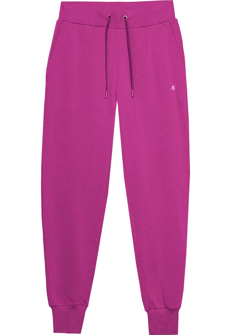 Pantaloni dama - Bumbac - Marime XS - Roz inchis