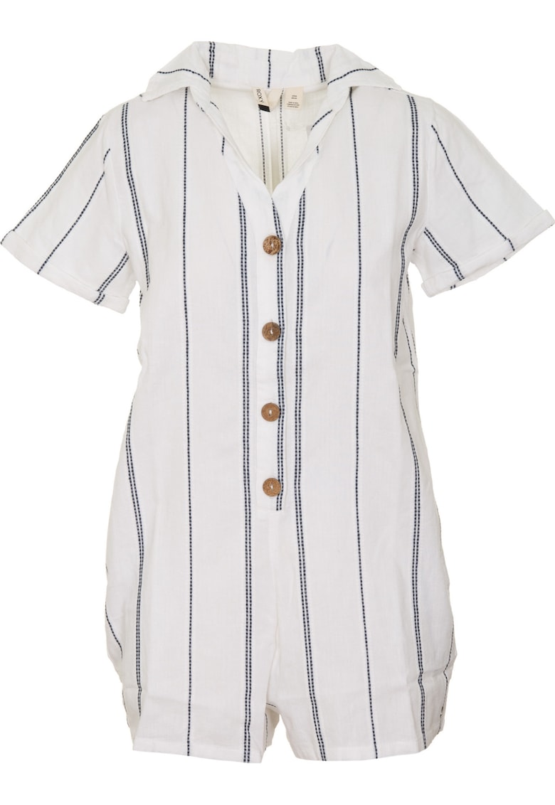 Salopeta Bumbac - Alb/Albastruasd