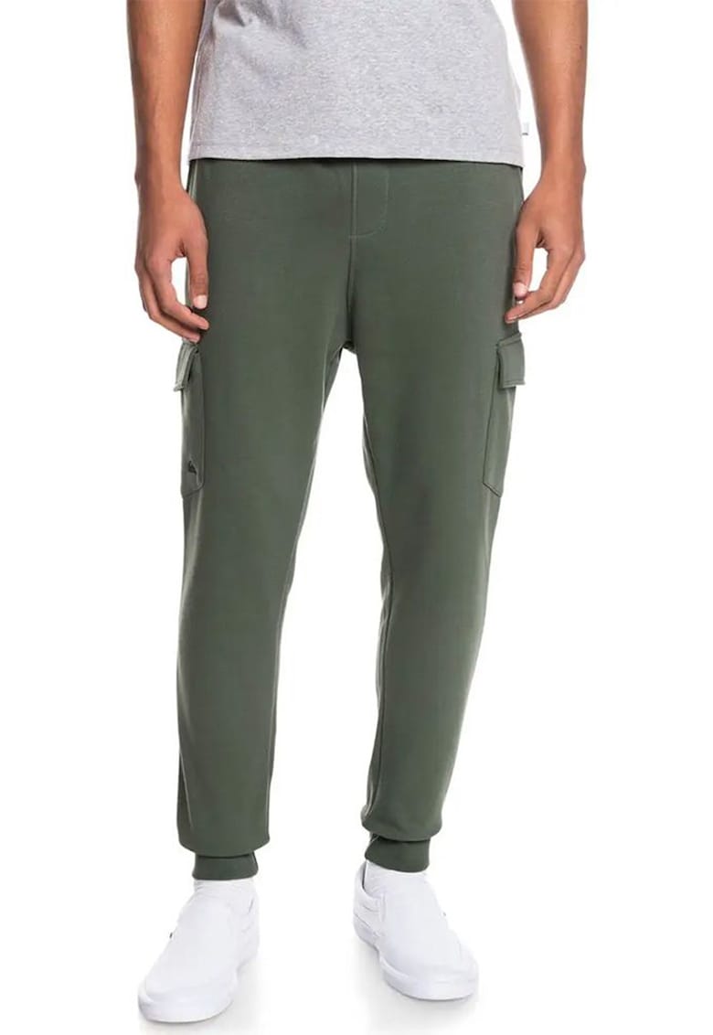 Pantaloni barbati - Bumbac - Verde - Verde