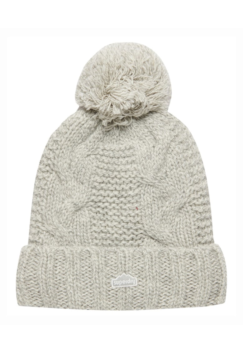 Caciula dama - Superdry - Lana - Gri -
