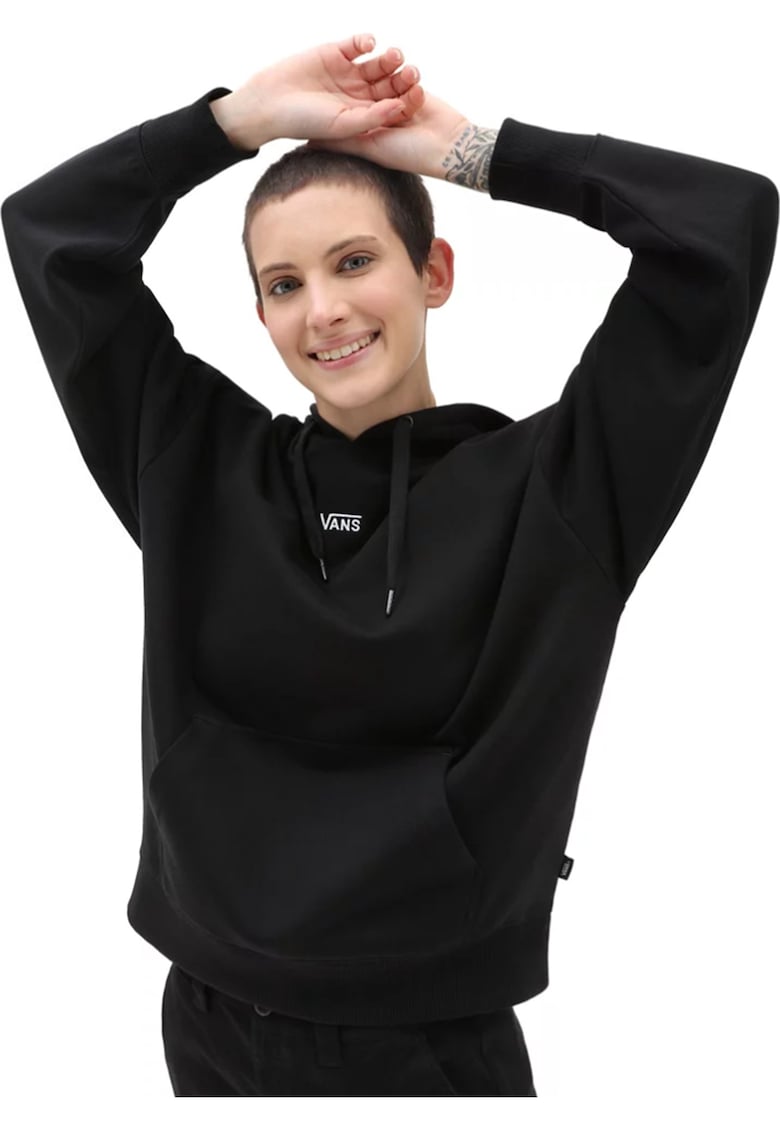 Hanorac dama - Bumbac - Negru -
