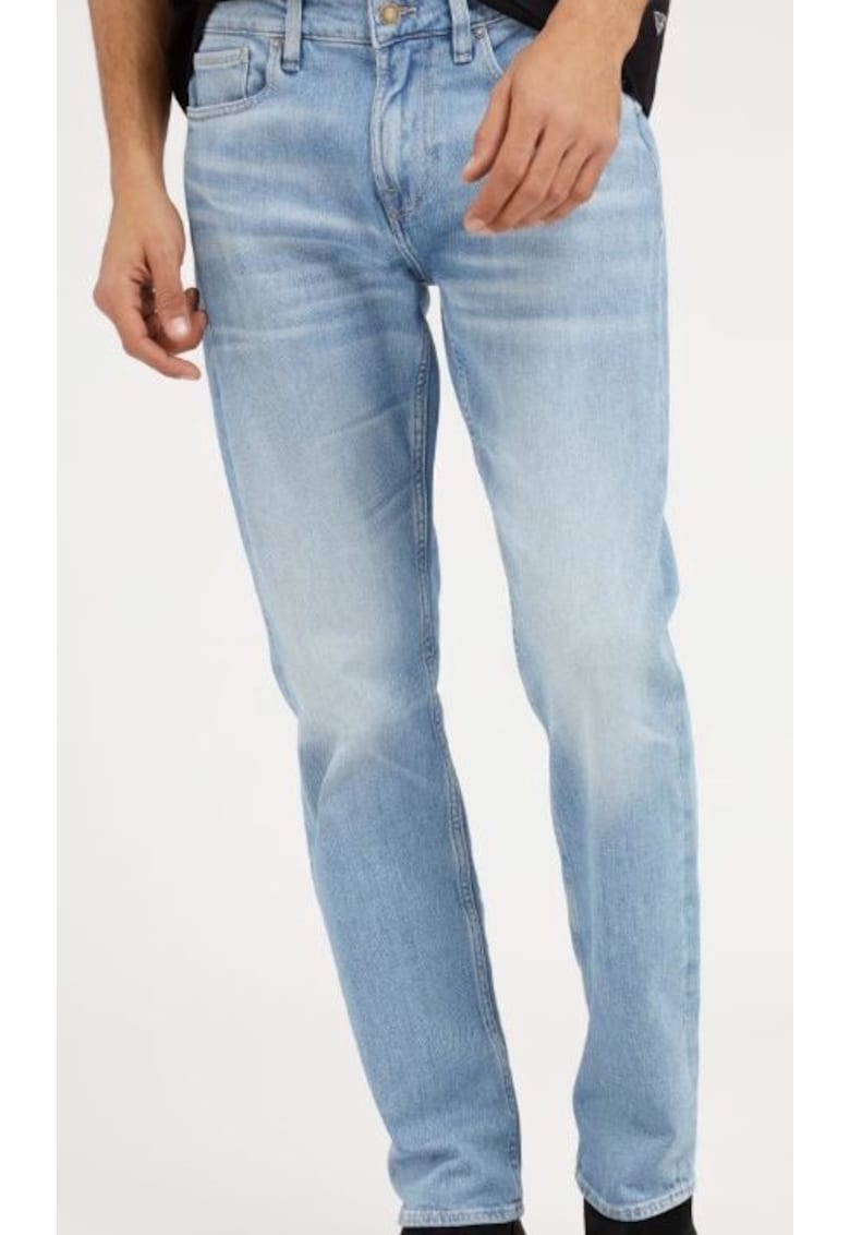 Pantaloni barbati - Bumbac - Albastru.