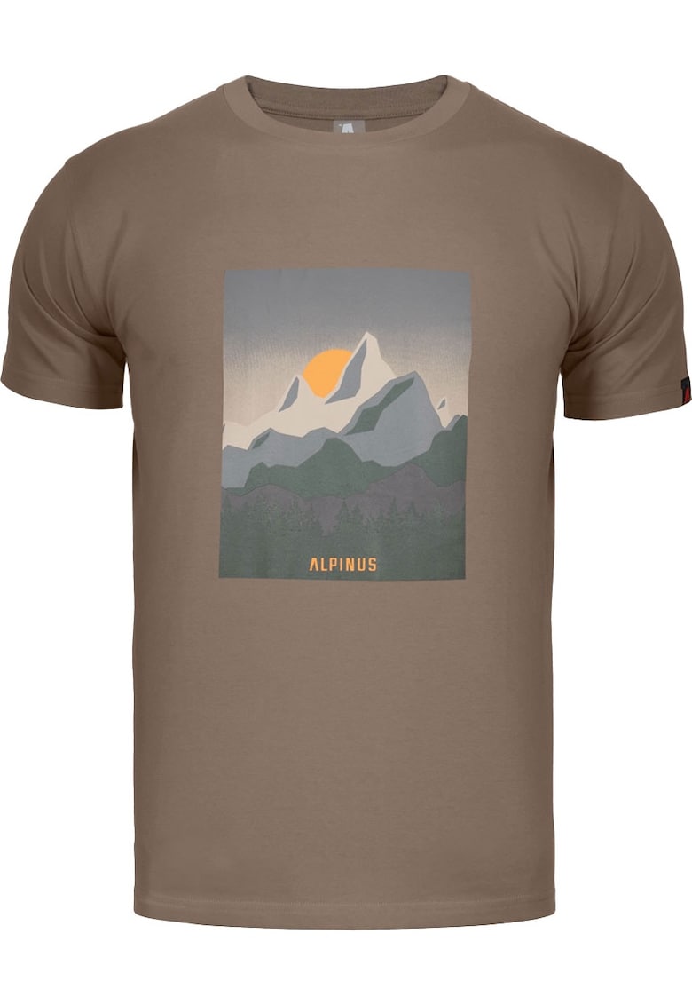 Tricou barbati din bumbac - Bej