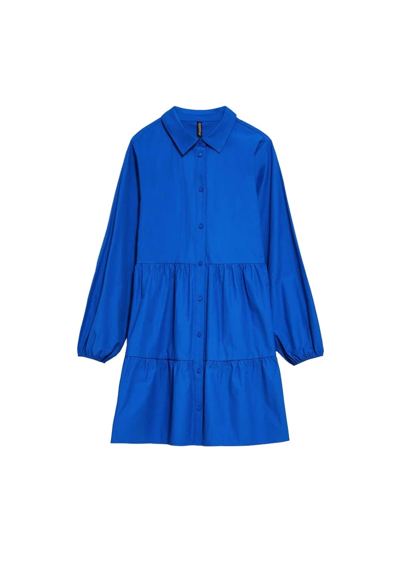 Rochie de dama - Poliester - Bumbac - Albastru1