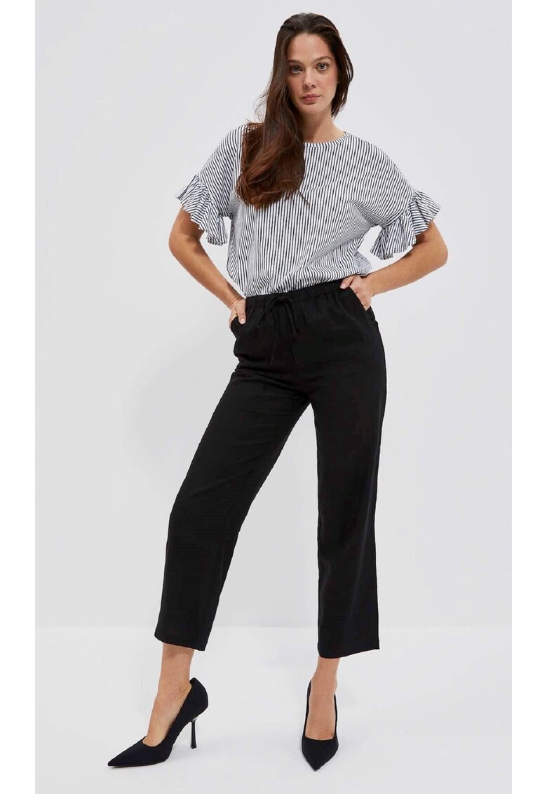 Pantaloni dama - Vascoza/In - Negru - Negru