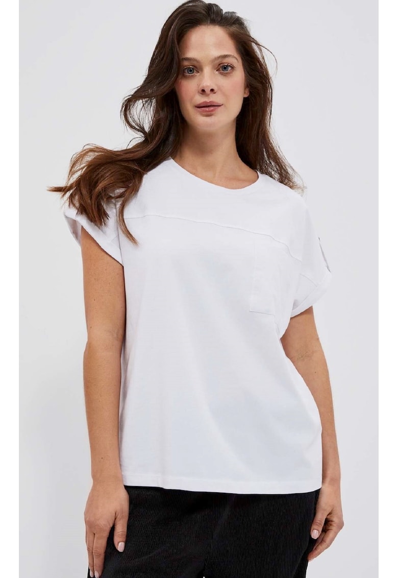 Tricou - .Bumbac - Alb