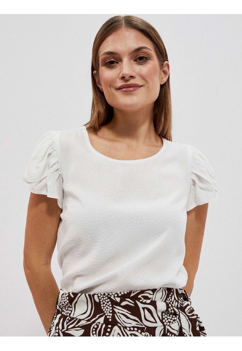 Tricou - Vascoza - Alb - Alb
