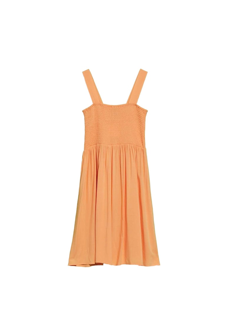 Rochie de dama - Viscoza - Portocaliu - Portocaliu