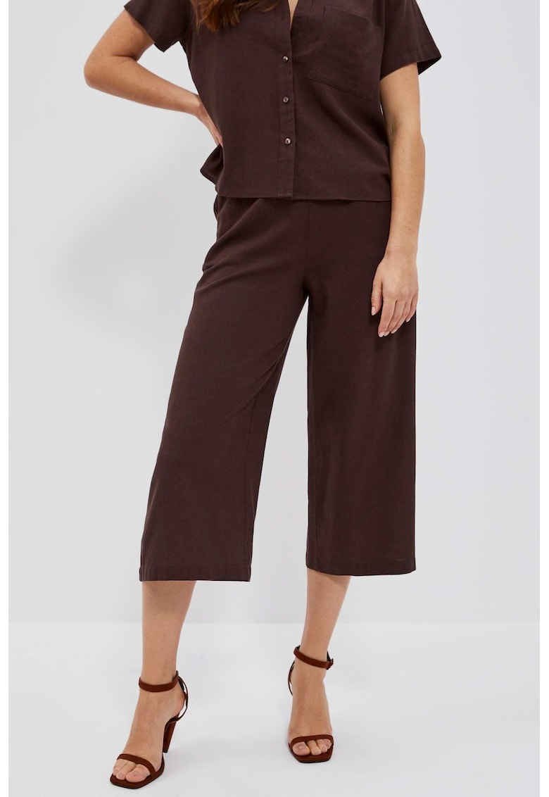 Pantaloni dama - Poliester/In - Maro - Maro