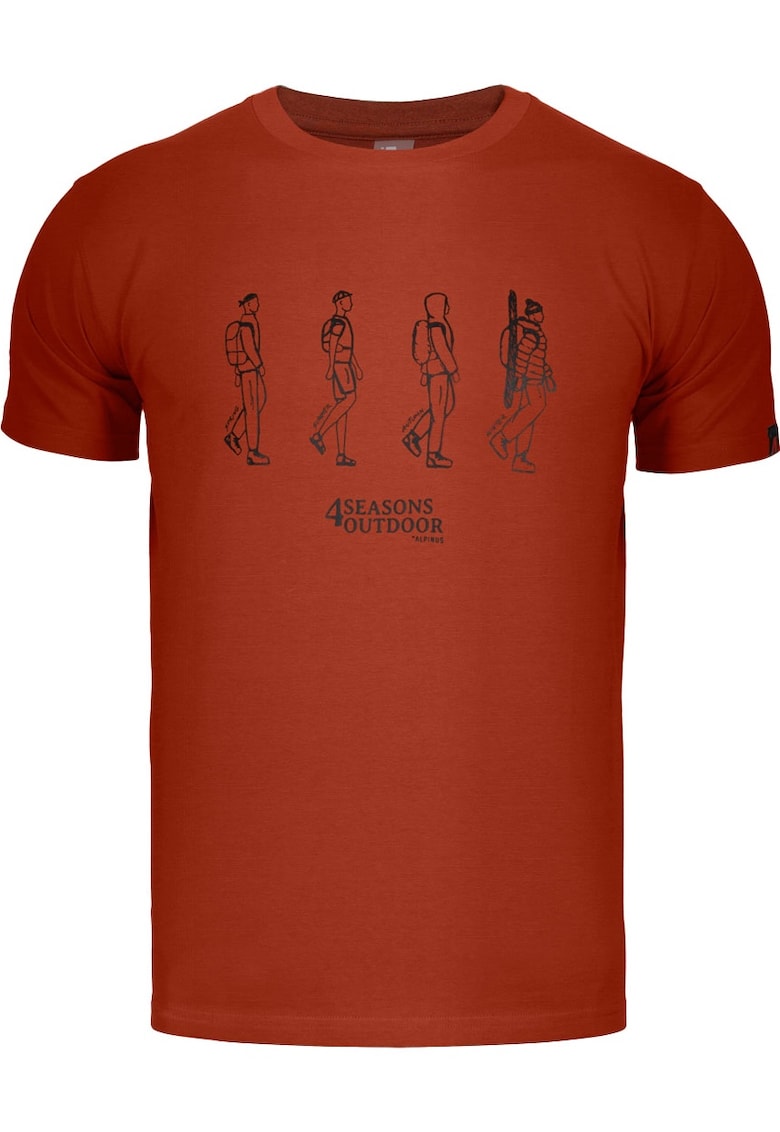 Tricou barbati - Bumbac - Portocaliu -