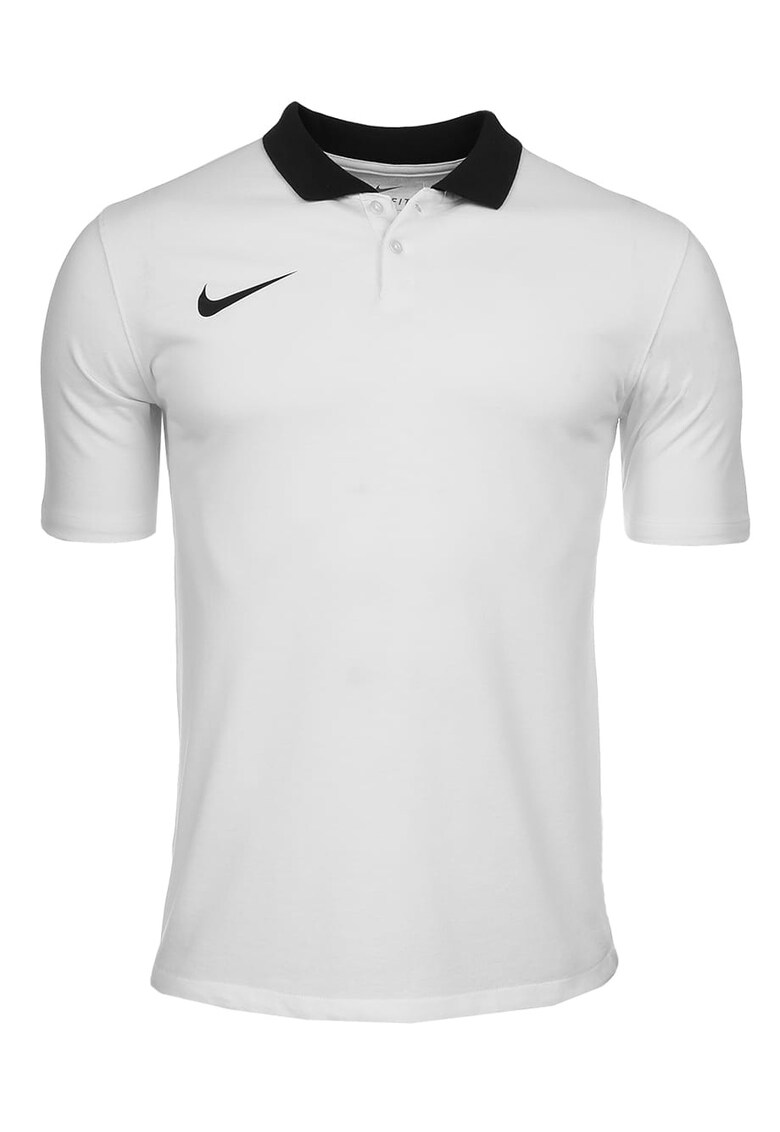 Tricou polo pentru barbati - Poliester - Alb