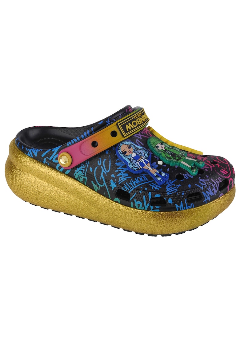 Crocs Papuci - Rainbow High Cutie Crush Kids Clog 208116-90H - Multicolor