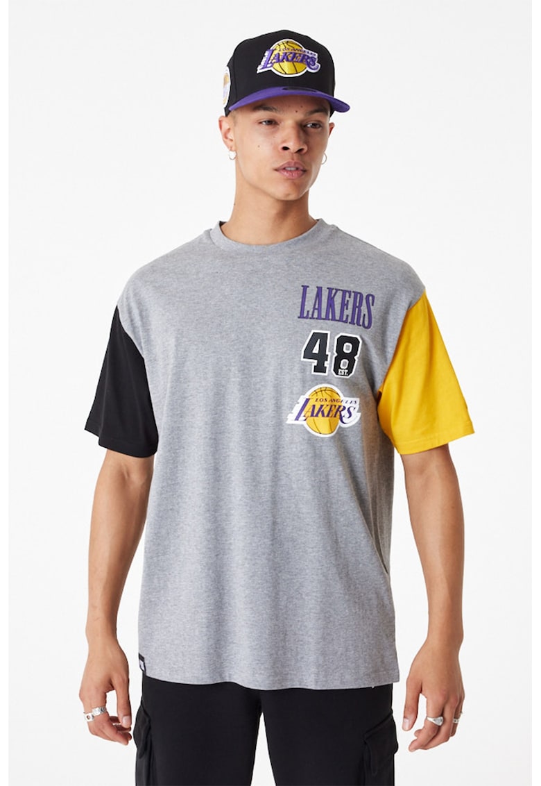 Tricou cu decolteu la baza gatului LA Lakers