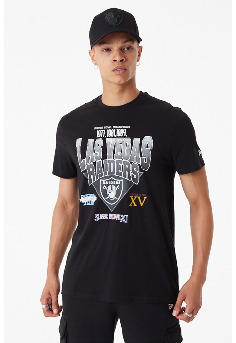 Tricou cu imprimeu las vegas raiders