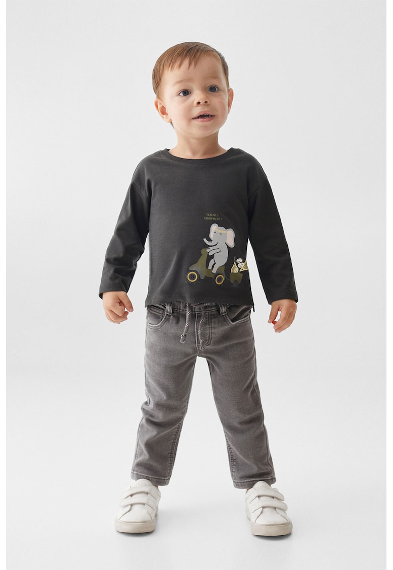 Bluza de bumbac cu imprimeu Botones