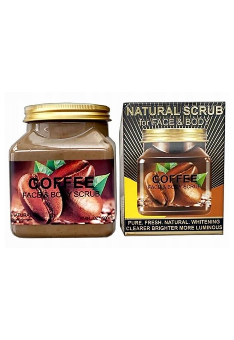Scrub natural cu cafea pentru fata si corp - Natural Coffee - 350 ml