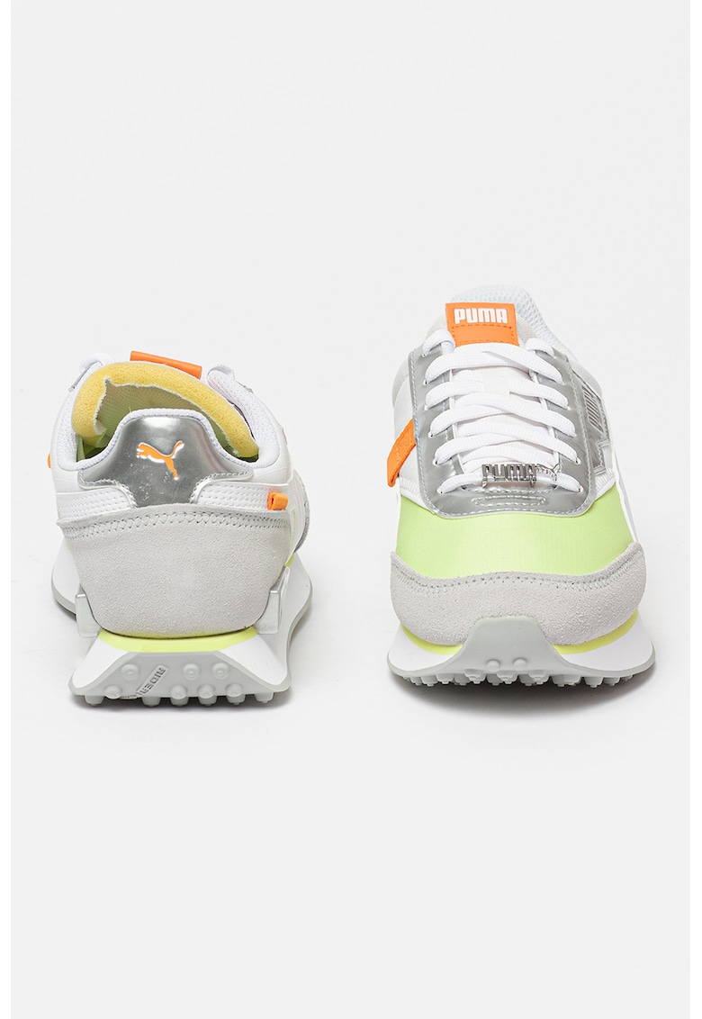 Pantofi sport cu detalii din piele intoarsa Future Rider