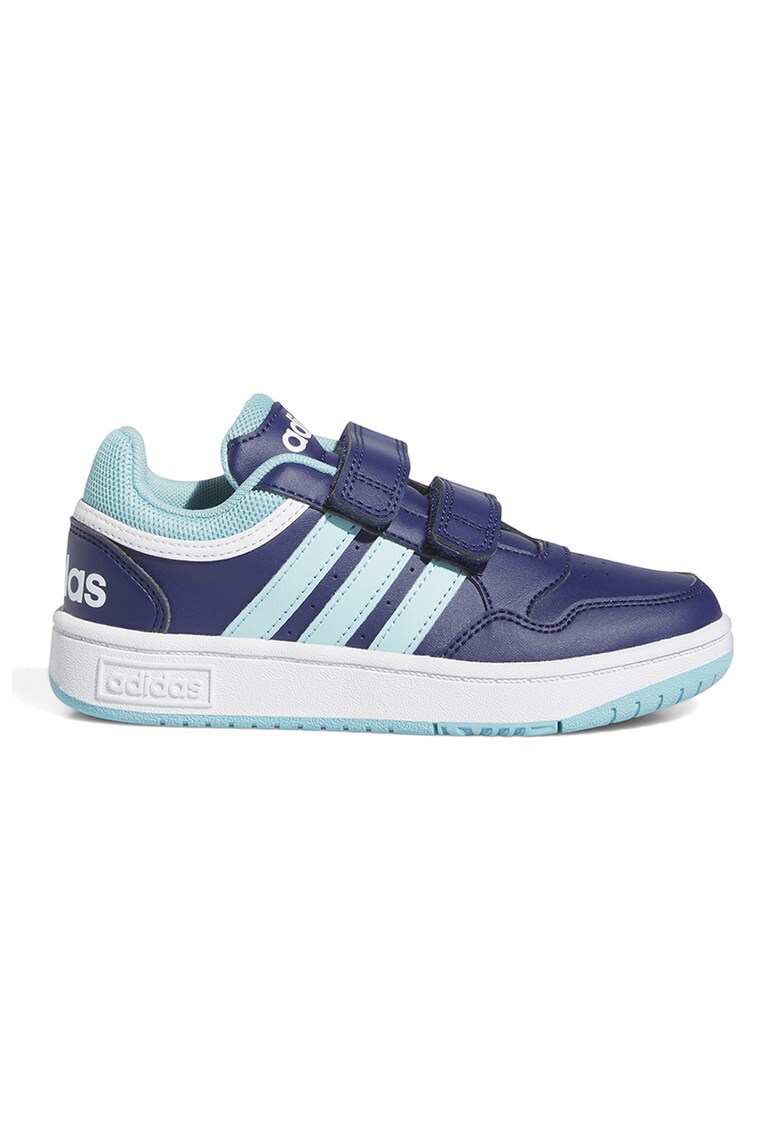 Pantofi sport Hoops 3.0 de piele ecologica cu velcro