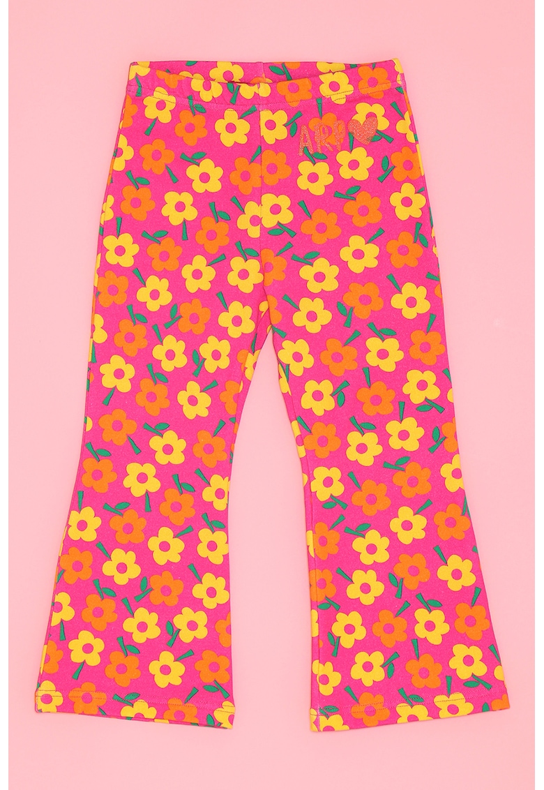 Pantaloni cu imprimeu floral