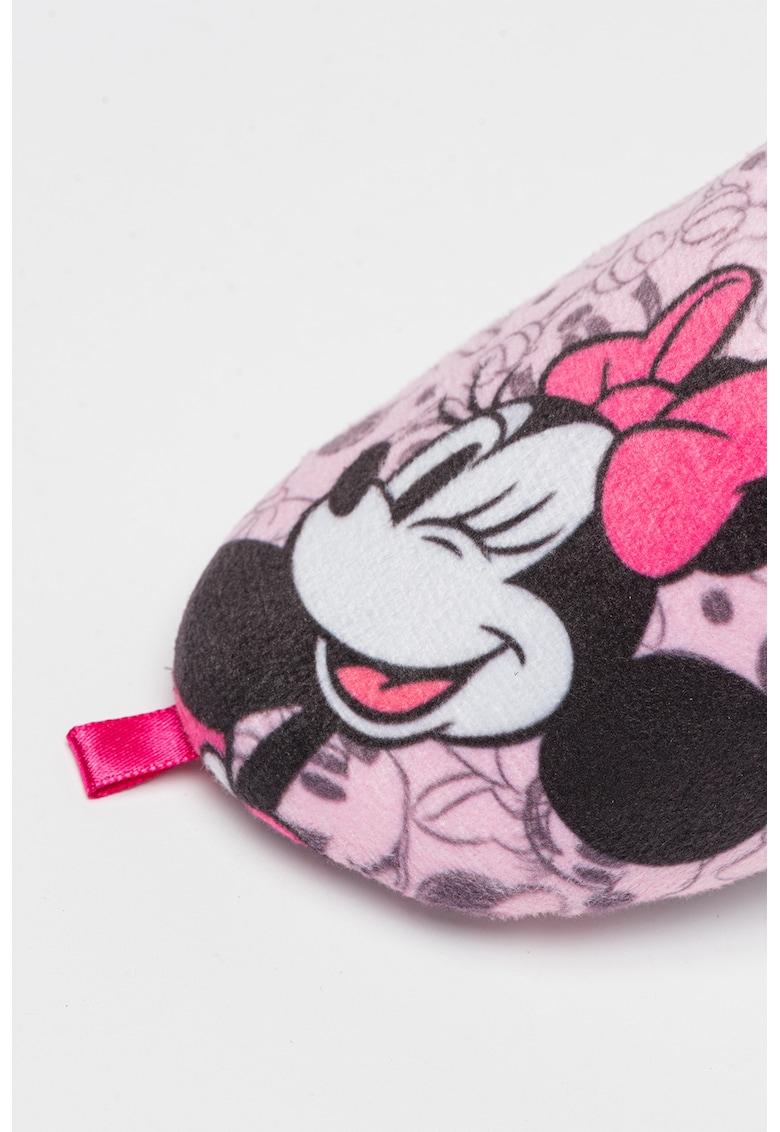 Papuci de casa cu imprimeu minnie mouse