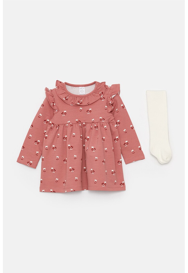 Set de rochie cu croiala A si spsete scurte