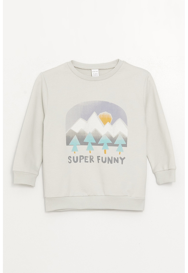 Bluza de bumac cu imprimeu