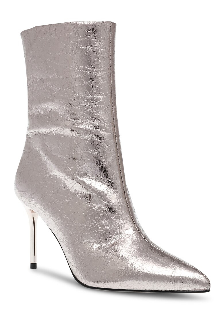 Botine fara inchider - cu aspect metalizat Lyricals