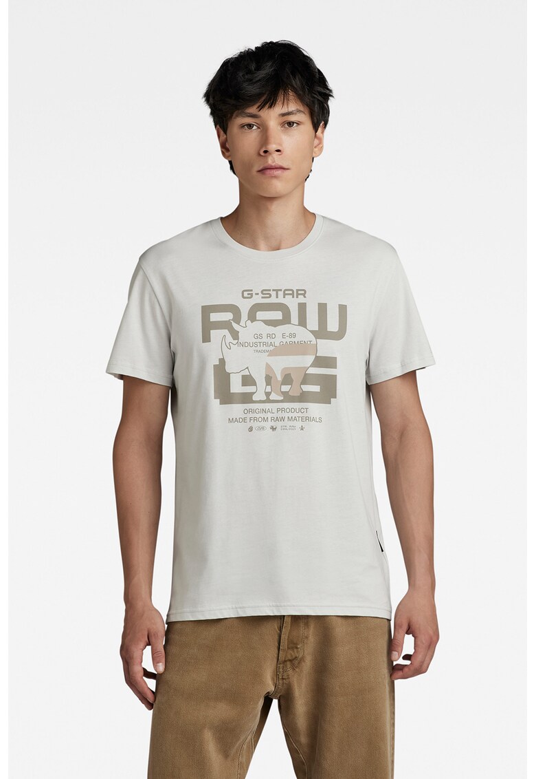 Tricou de bumbac organic cu logo G-No