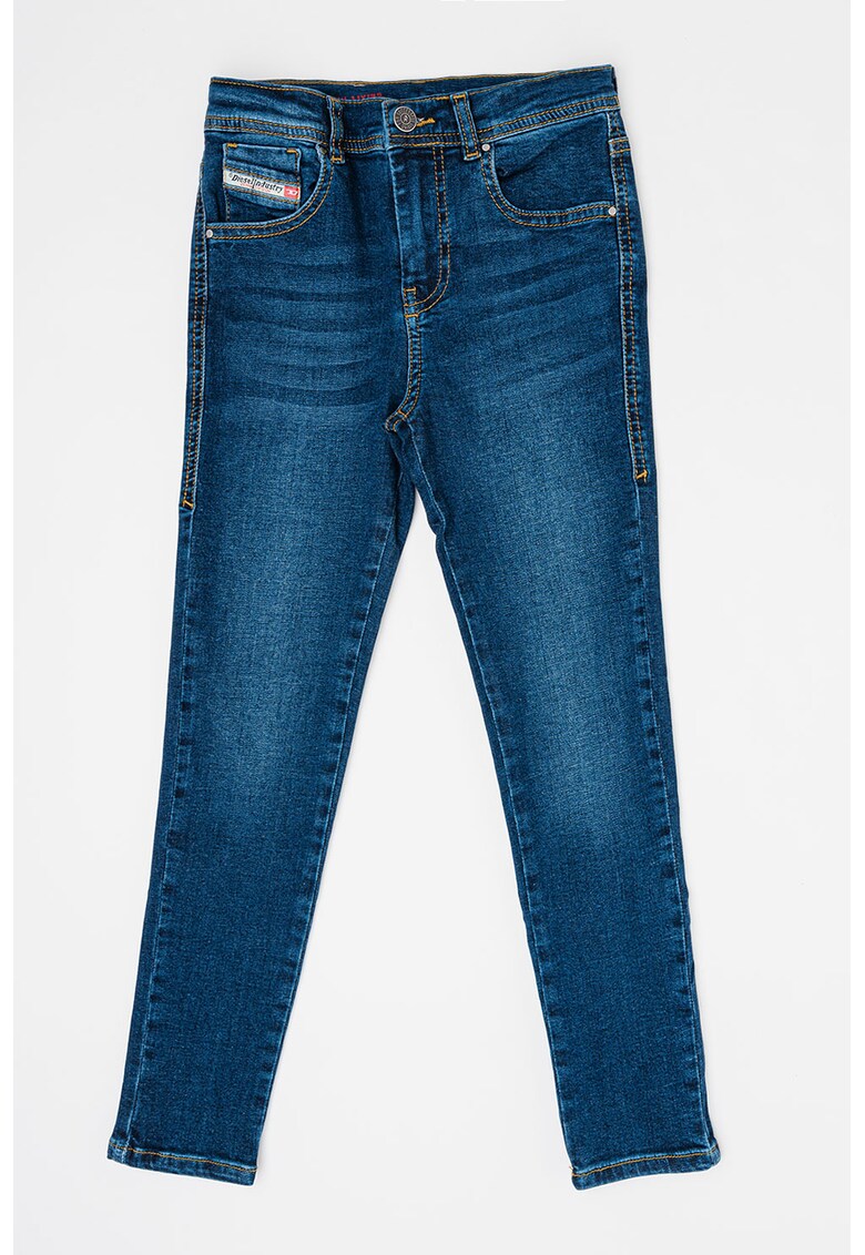 Blugi super skinny cu talie inalta 1984 Slandy