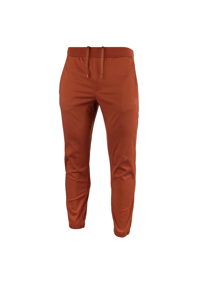 Pantaloni barbati - Bumbac - Maro -