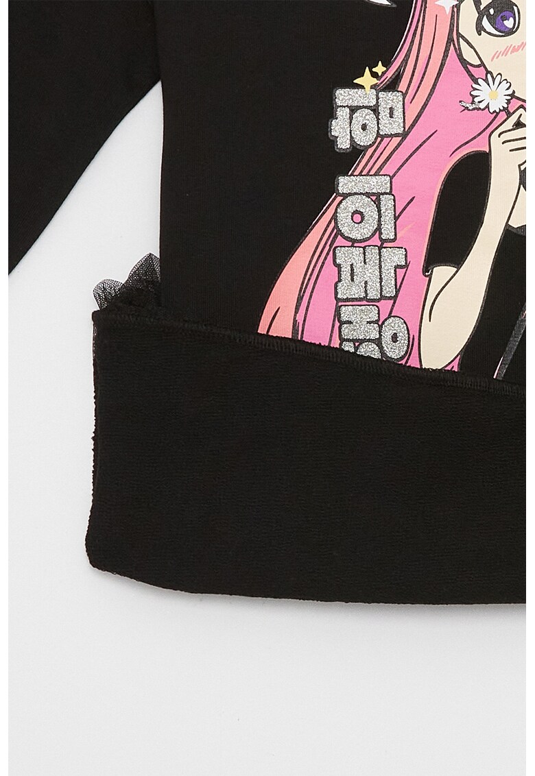 Rochie cu insertie de tul