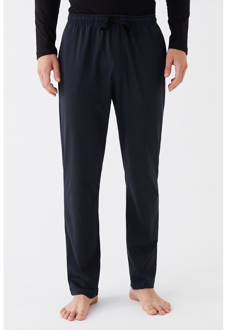 Pantaloni de pijama cu snur de ajustare