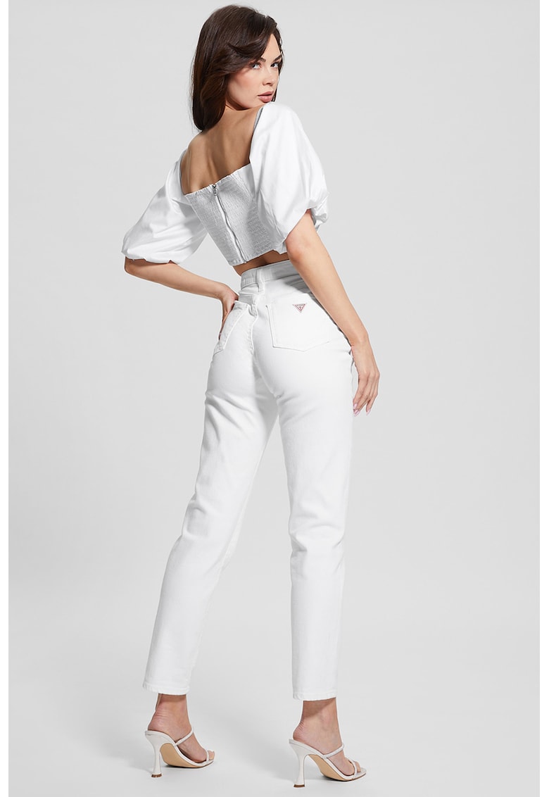 Blugi crop mom fit
