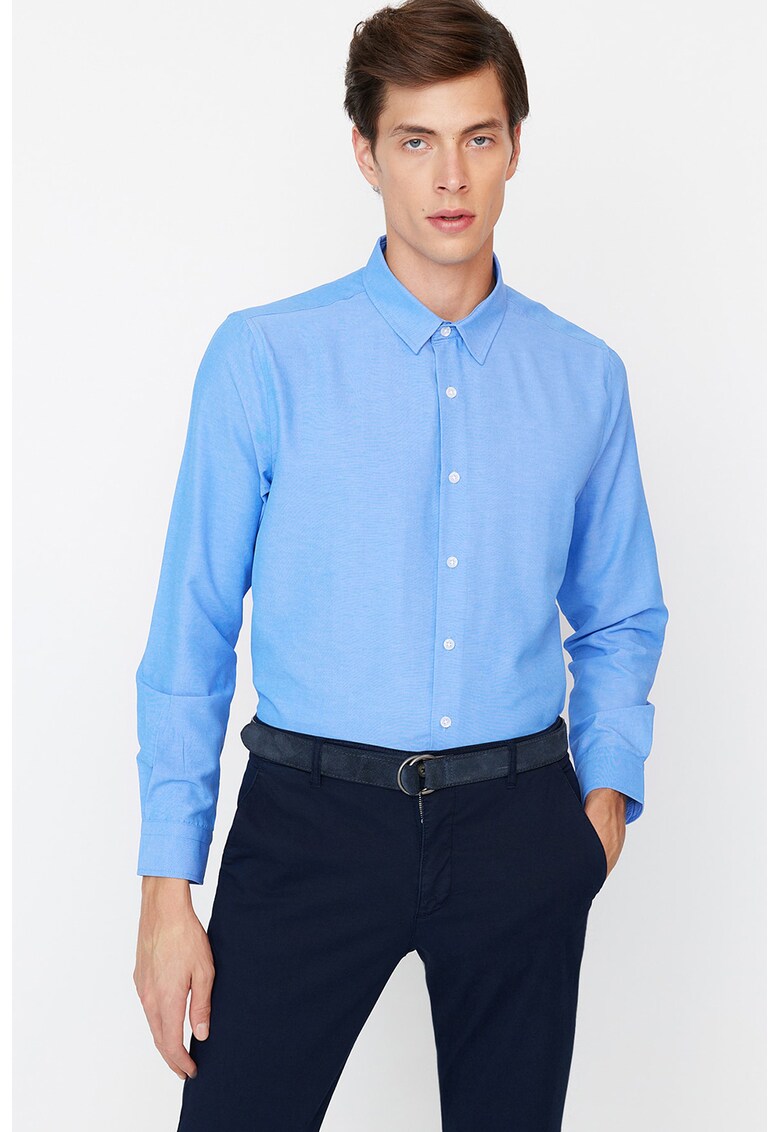 Camasa uni slim fit
