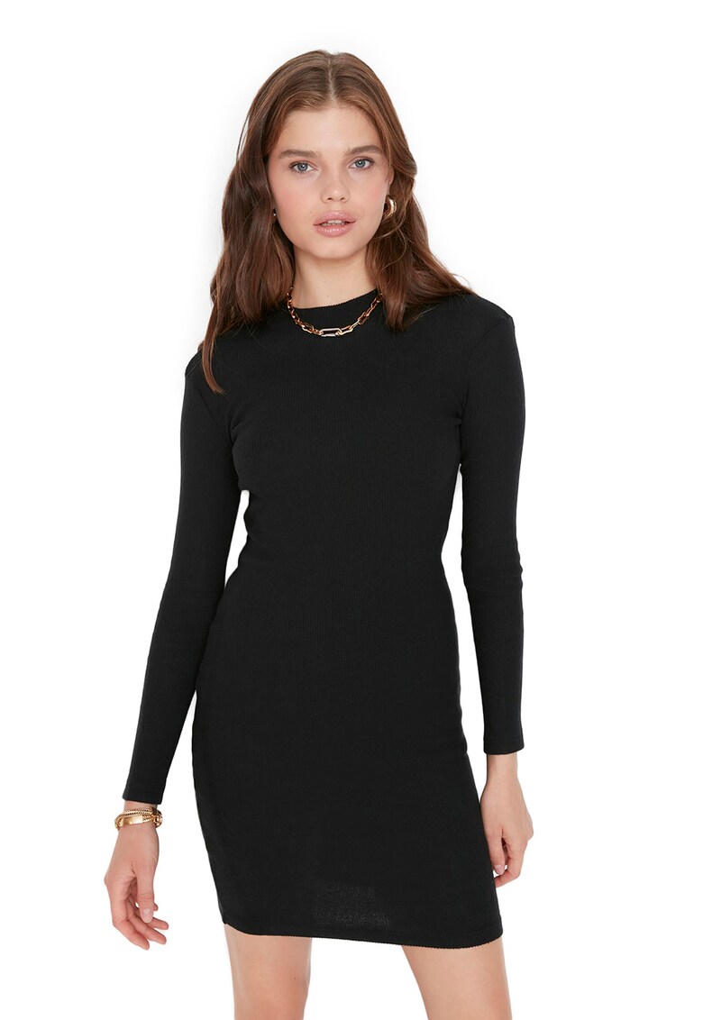 Rochie-pulover bodycon