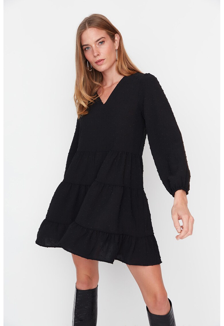 Rochie lejera cu decolteu in V