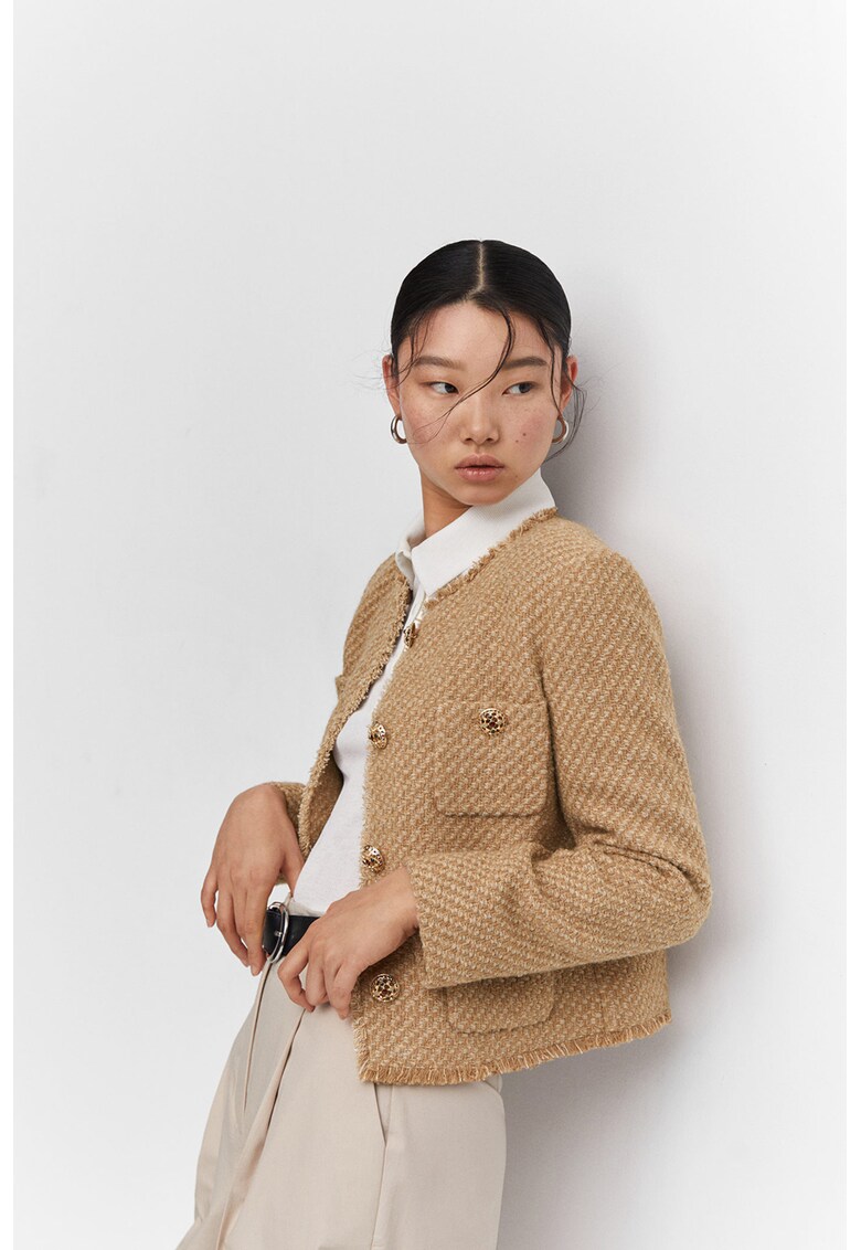 Sacou crop din tuid