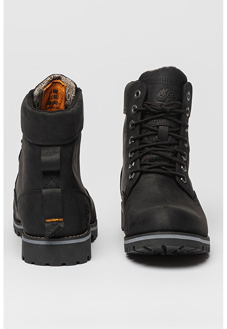 Bocanci impermeabili de piele nabuc Rugged