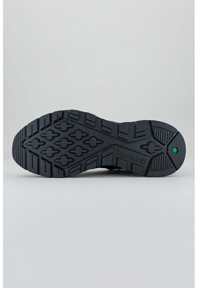 Pantofi sport low cut cu garnituri din piele intoarsa