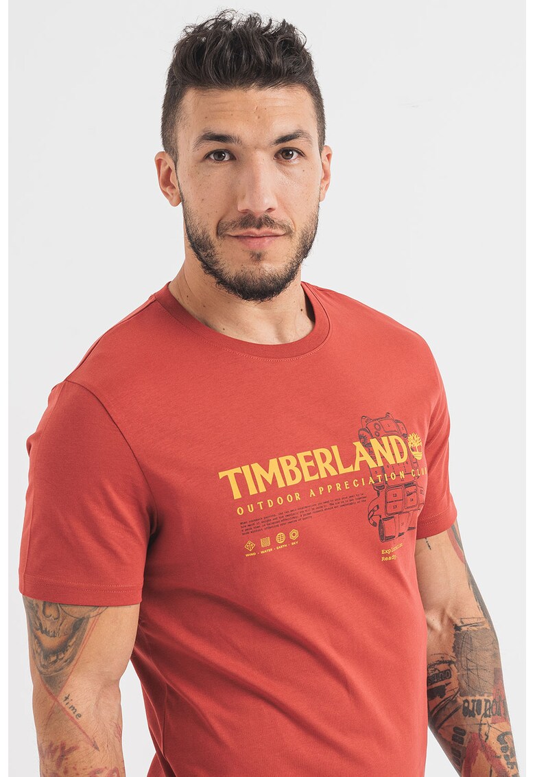 Tricou de bumbac cu imprimeu logo