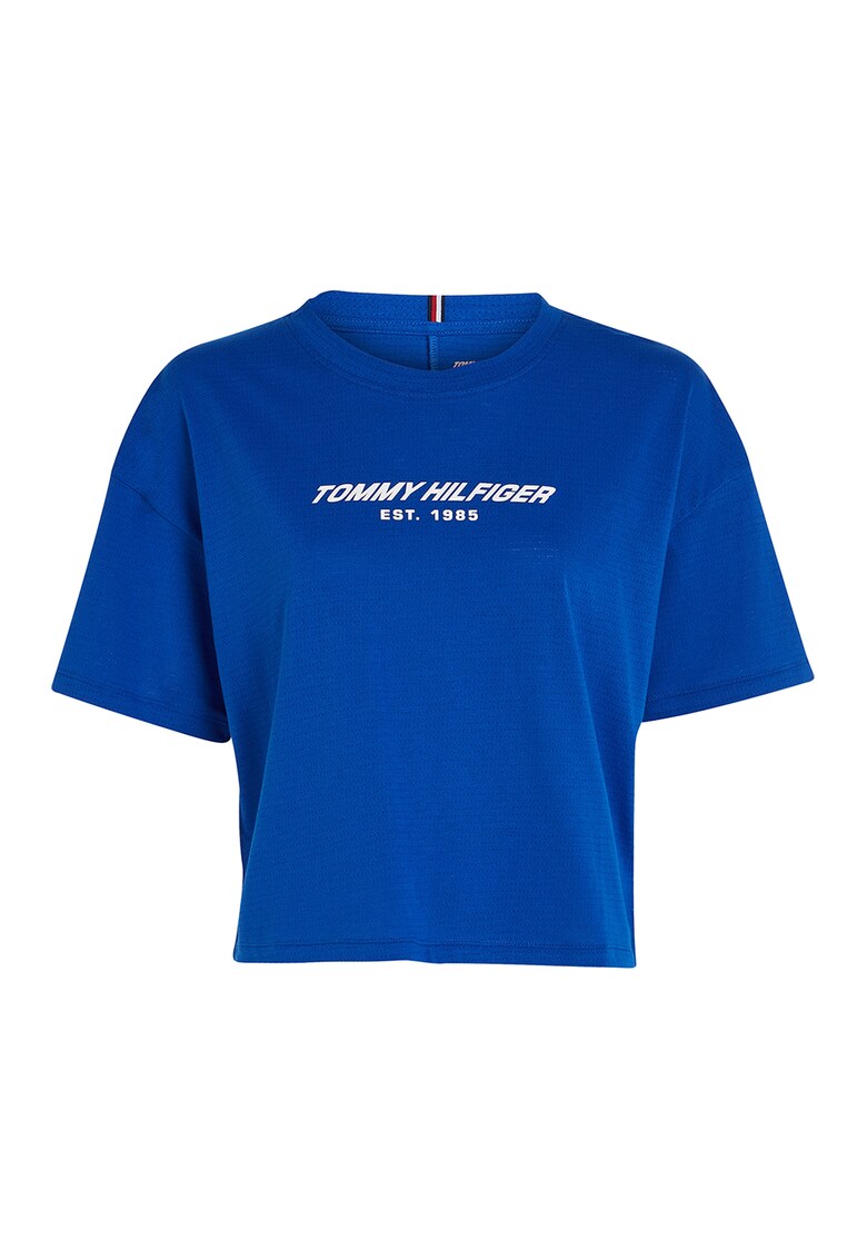 Tricou relaxed fit cu logo - pentru antrenament